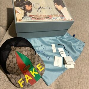 Gucci Supreme Canvas Cap Hat size M